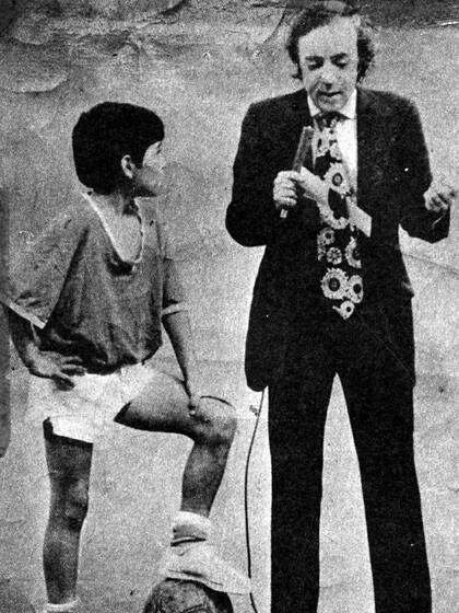 Pipo Mancera recibió a Diego Maradona, cuando el astro era un niño que ya soñaba con triunfar en el mundo del fútbol
