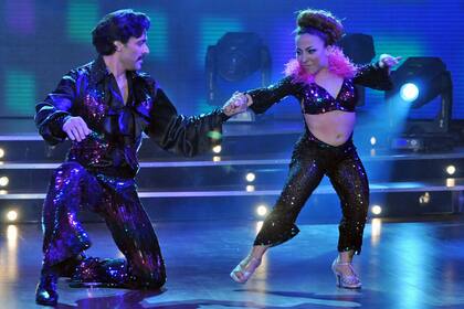 Piquín y Noelía, en plena coreografía