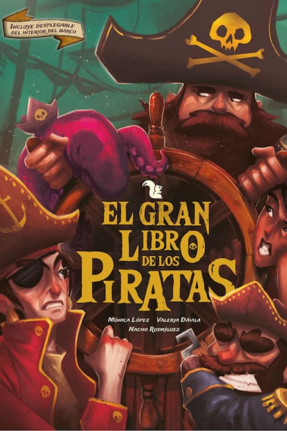 Piratas, corsarios y bucaneros en este álbum ilustrado escrito en rima
