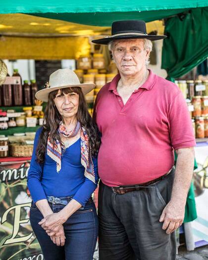 Piru y Pío. Profesión: Pareja de danza. Lo que más disfrutan del folclore argentino: “Las danzas de las distintas regiones, sobre todo la zamba”.