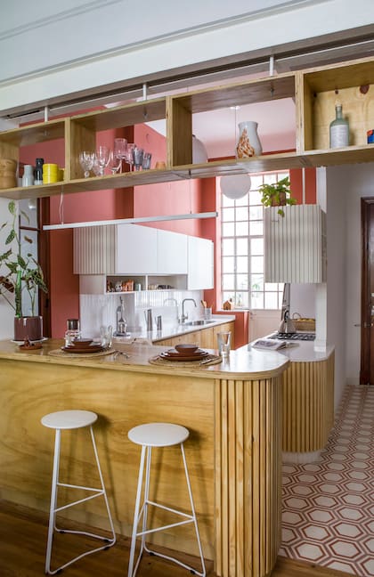 Piso diseñado a medida por Terra Calcáreos.