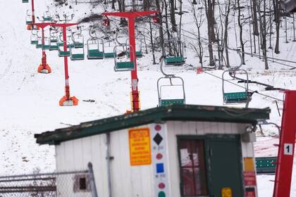 Pista de esquí en Utica, Nueva York