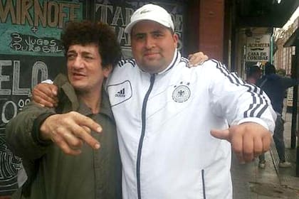 Pity Álvarez y su víctima, Cristian Maximiliano Díaz,