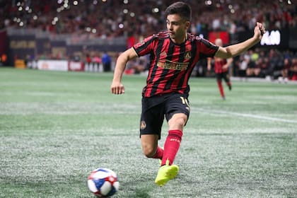 Pity Martínez, con la camiseta de Atlanta United, el club al que emigró tras su salida de River
