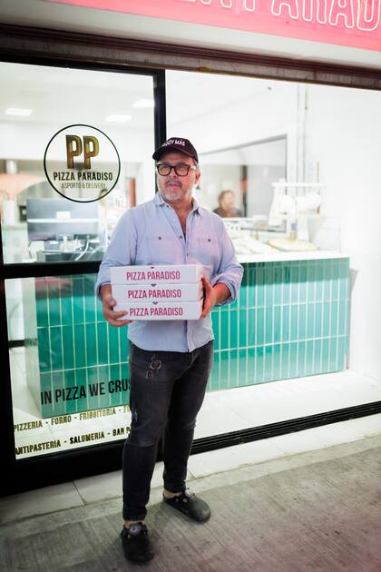 Pizza al paso es la propuesta del nuevo local de Palermo.