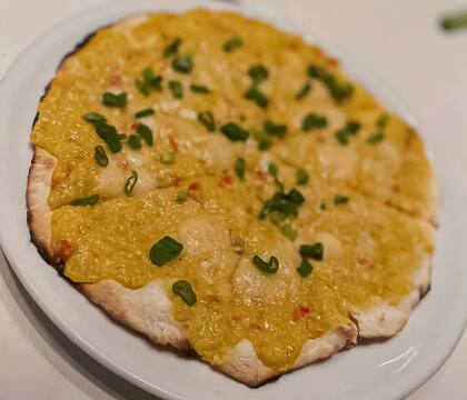 Pizza de humita.