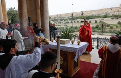 Pizzaballa no pudo ingresar a la iglesia del Santo Sepulcro