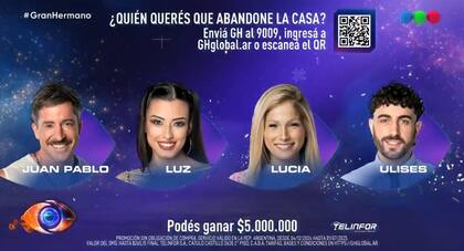 Placa de eliminación de Gran Hermano para este lunes 19 de mayo