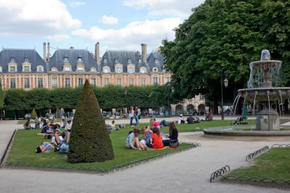 Place des Vosges en Le Marais.