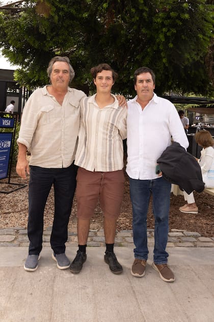 Plan en familia: Facundo, Jerónimo y Alfredo Goti