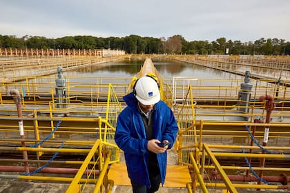Planta General San Martín de Aysa que abastece a seis millones de personas