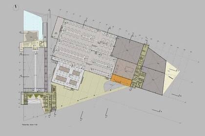 Planta nivel doble altura