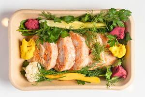 Plato listo para llevar en Mishiguene