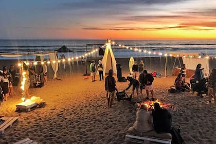 Noche de playa en Arenas Verdes