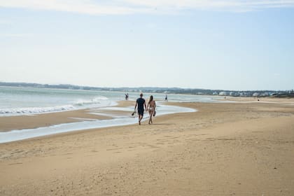 Playa Mansa, en Punta del Este