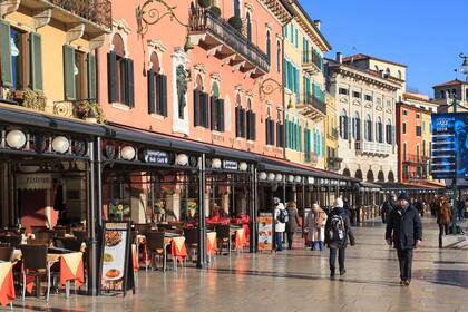 Plaza Bra, la referencia para buscar un buen restaurante en Verona