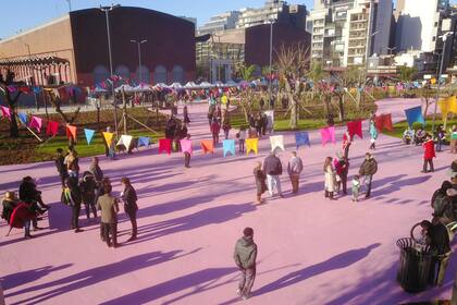 Plaza Clemente en Colegiales