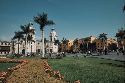 Plaza de Armas de la capital peruana.