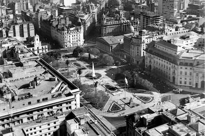 Plaza de Mayo año 1980