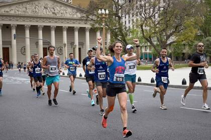 Plaza de Mayo, uno de los escenarios de la media maratón de Buenos Aires.