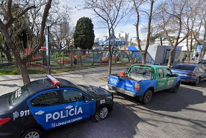 Plaza Grigera en Lomas de Zamora en donde un niño de 13 años fue golpeado con un martillo para robarle y ahora se encuentra en grave estado