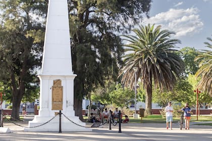 Plaza principal de Victorica