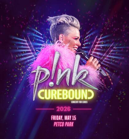 P!NK se presentará en vivo en el Concert for Cures del viernes 15 de mayo en Petco Park