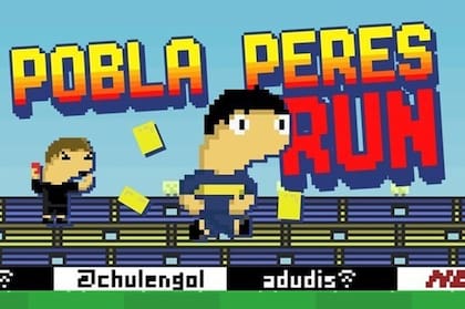 Pobla Peres Run, el juego para celulares que está inspirado en Pablo Pérez