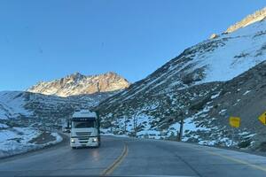 Poca nieve camino a Chile