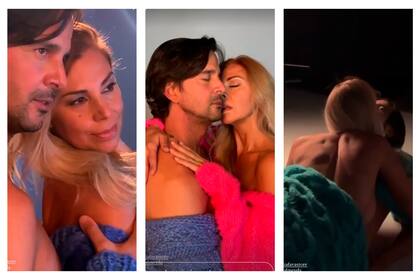 Poca ropa y mucha piel: la sensual producción de fotos de Fava y Almeyda