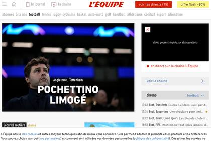 "Pochettino despedido", tituló The, el diario deportivo francés