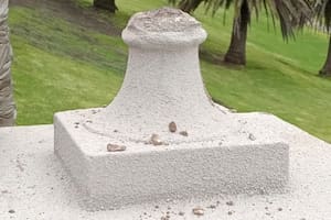 Poco más de 12 horas sobrevivió la restauración de la denominada Escalera Imperial