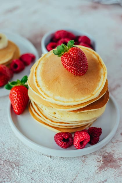 Podés combinar tus panqueques con frutas de estación