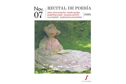 Poemas en los jardines del Museo Sívori en las voces de seis escritoras vinculadas con el mundo de las artes visuales