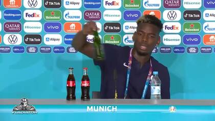 Pogba, como Cristiano, pero contra la cerveza