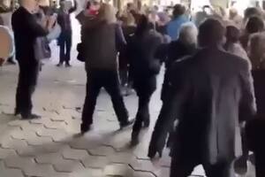 "Pogo peronista" en el traspaso de mando de Gollán a Kreplak