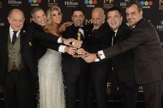 Martín Fierro 2019: el gesto de Carla Peterson cuando ganó Polémica en el bar