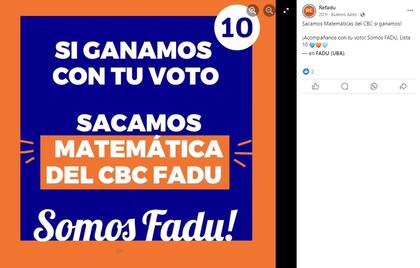 Polémica en la Facultad de Arquitectura, Diseño y Urbanismo de la UBA: estudiantes quieren sacar Matemática del CBC