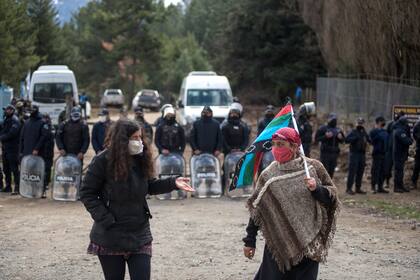 La Justicia de Río Negro ordenó el desalojo, que comenzó el jueves pasado