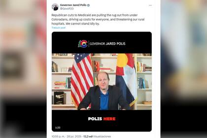 Polis señaló el impacto de los recortes de salud de Donald Trump