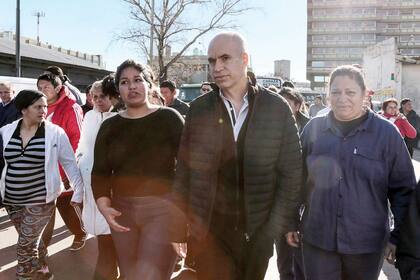 Política de base: Rodríguez Larreta con vecinos de la Villa 31, centro de su proyecto más ambicioso