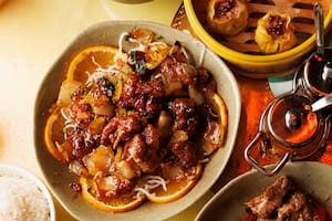 Pollo a la naranja