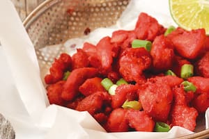 Pollo especiado frito o Chicken 65