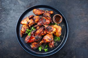 Pollo marinado estilo caribeño