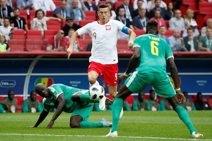 Polonia Senegal. Robert Lewandowski