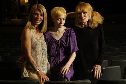 Pons, Pérez y Sofía Gala Castiglione trabajaron juntas en la obra Secretos de mujeres
