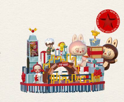 Pop Mart estará en el desfile de Acción de Gracias de Macy's con una de las carrozas con sus personajes más famosos de 2025 (Macy's)