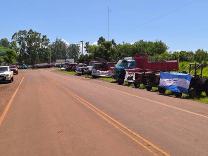 Por ahora la protesta se realiza sin corte de ruta