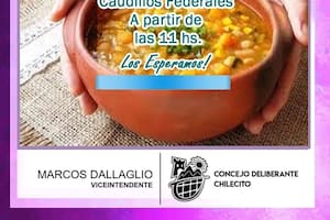 Por el 25 de mayo: fueron a comer un locro popular organizado por la municipalidad y alrededor de 60 personas se intoxicaron