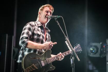Por el horario y problemas en el ingreso, buena parte del publico no pudo ver el show completo de la banda de Josh Homme